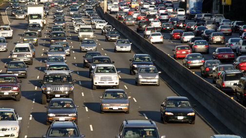 Traffic on a highway